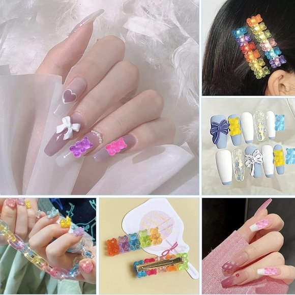 ⚡ Holiday Deal! Gummy Bear Nail Charms (100+ Pcs) - Picture 5 of 5